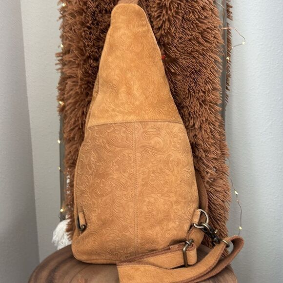 - Myra Bag Marigold Scroll Sling Bag - Picture 3 of 8